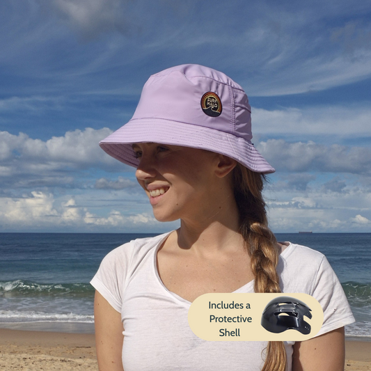 HALO PROTECT - Surf hat with a protective inner shell - Lilac